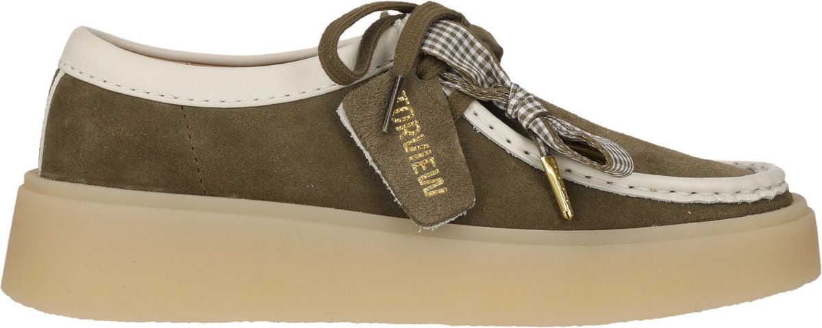 Clarks Schnürschuhe Torview olijf