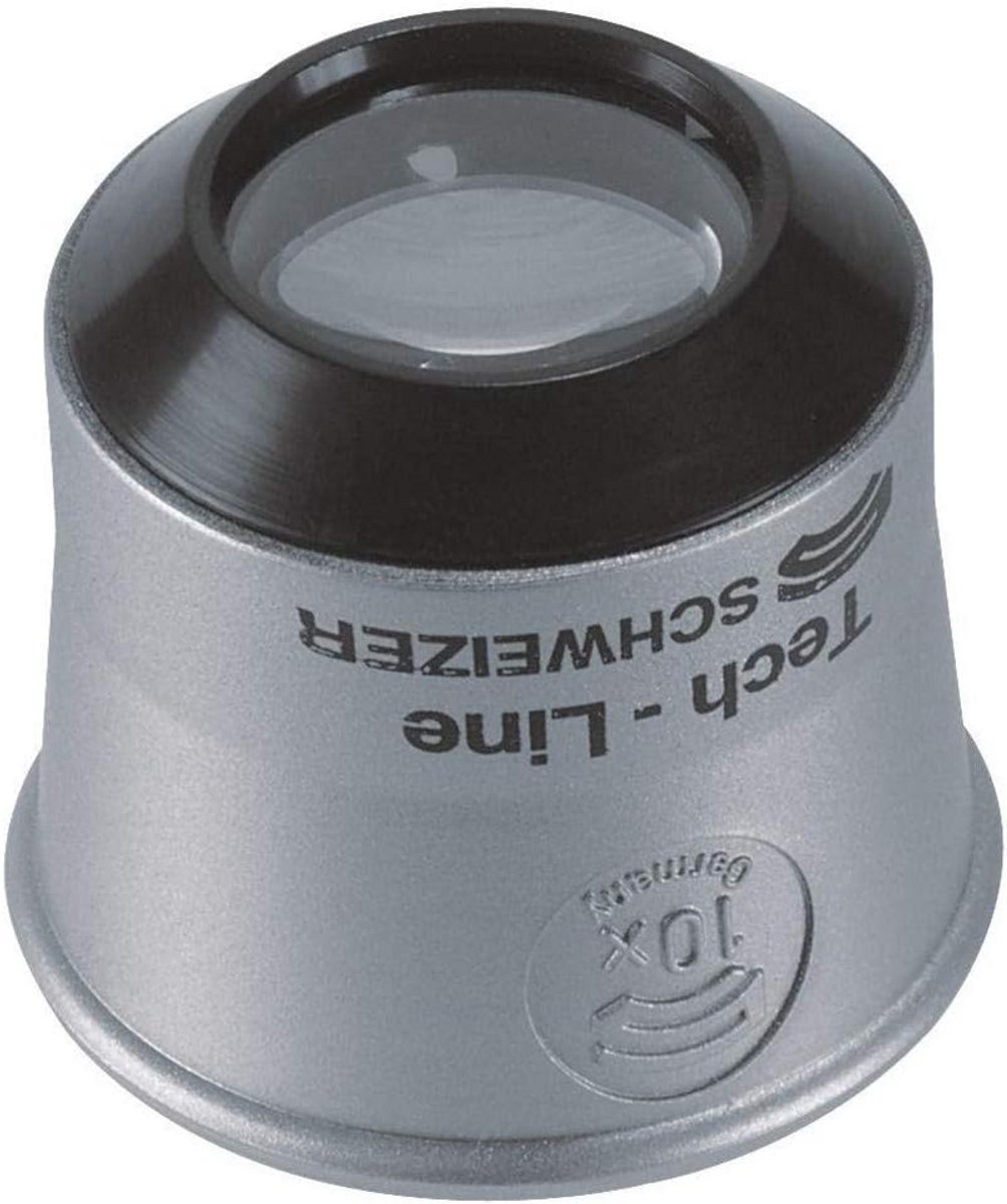 Lupelens Horlogemaker Vergrootglas 10x Vergroting Lensdiameter 22.8mm