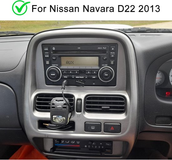 Mediaplayer voor in de auto - 7-inch Android 13-scherm, ondersteunt wifi, Bluetooth en GPS-navigatie - Compatibel met CarPlay- en Android Auto-systemen Geschikt voor Nissan X-Trail/Terrano/Livina-modellen