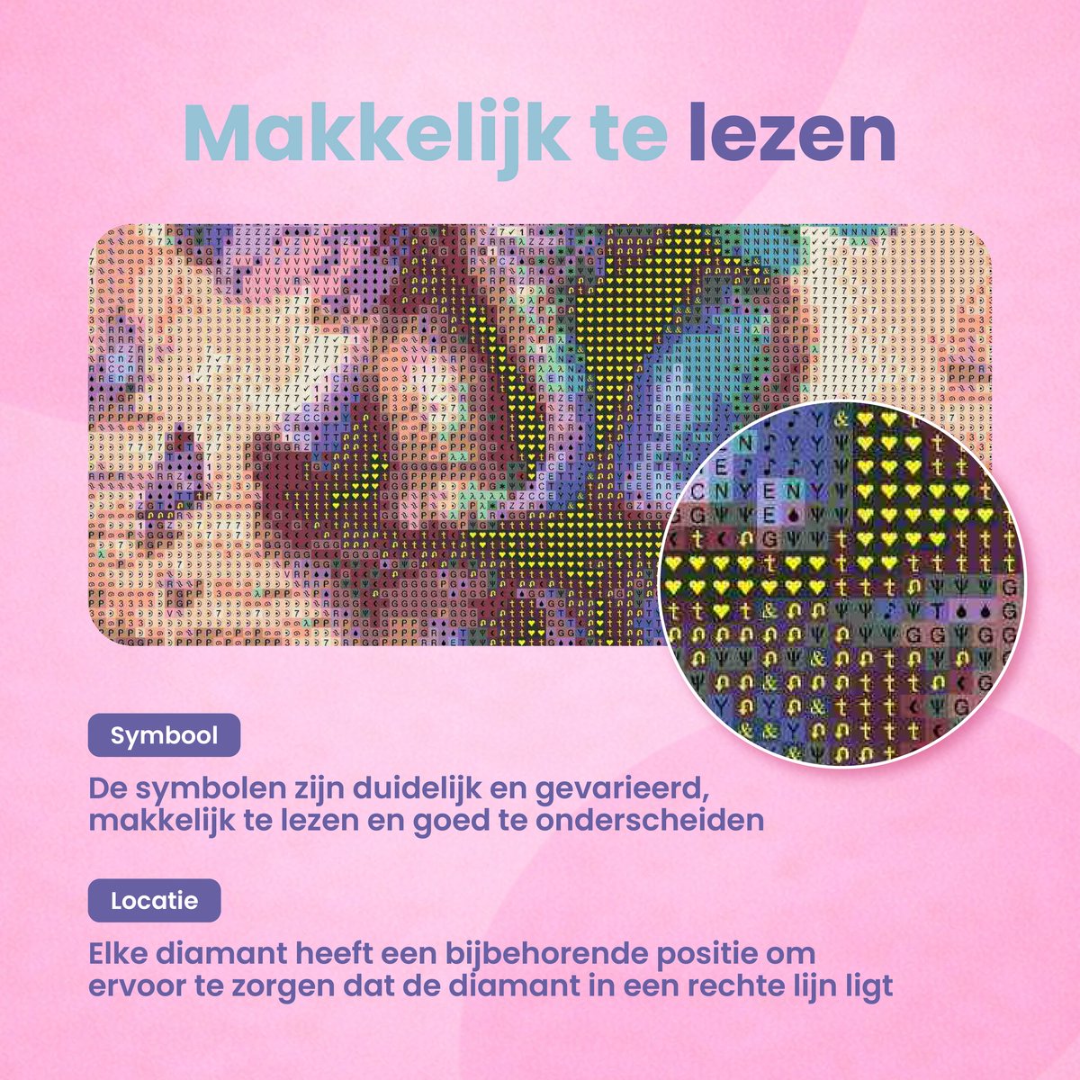 Rubye® Diamond Painting Volwassenen & Kinderen - Pakket Volledig - Olifant met Vlinders - 30x40cm — afbeelding 8