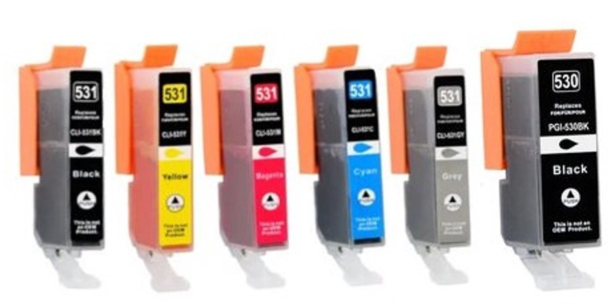 Canon PGI-530 / CLI-531 inkt cartridges (6-pack) - Huismerk