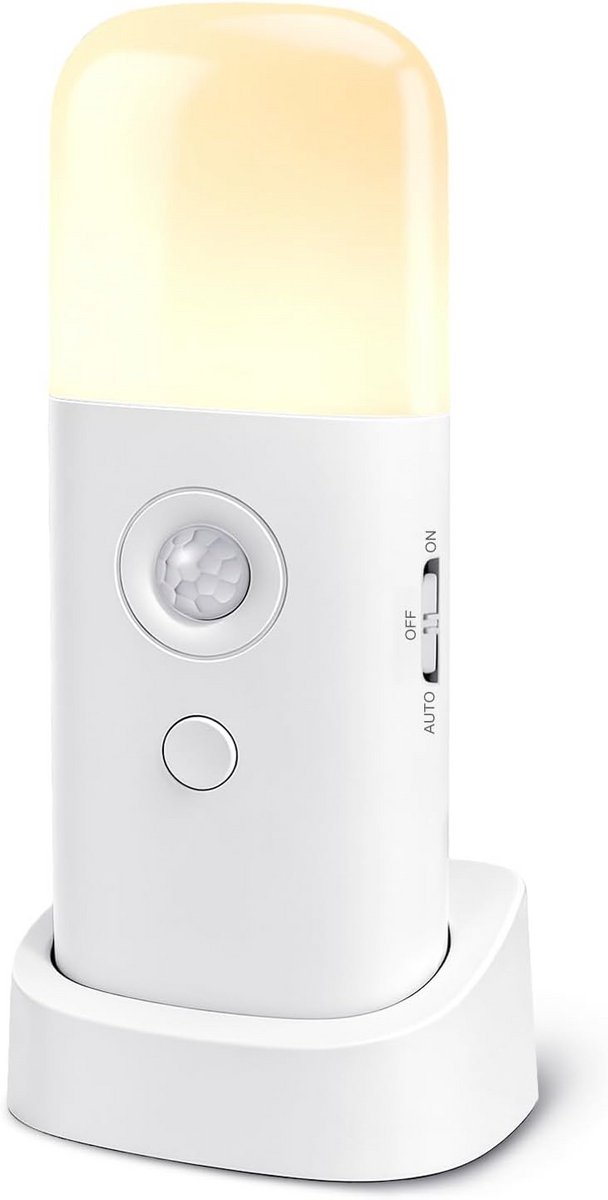 Dimbare Bewegingssensor Nachtlamp Oplaadbaar 5 Lichtstanden Draagbaar