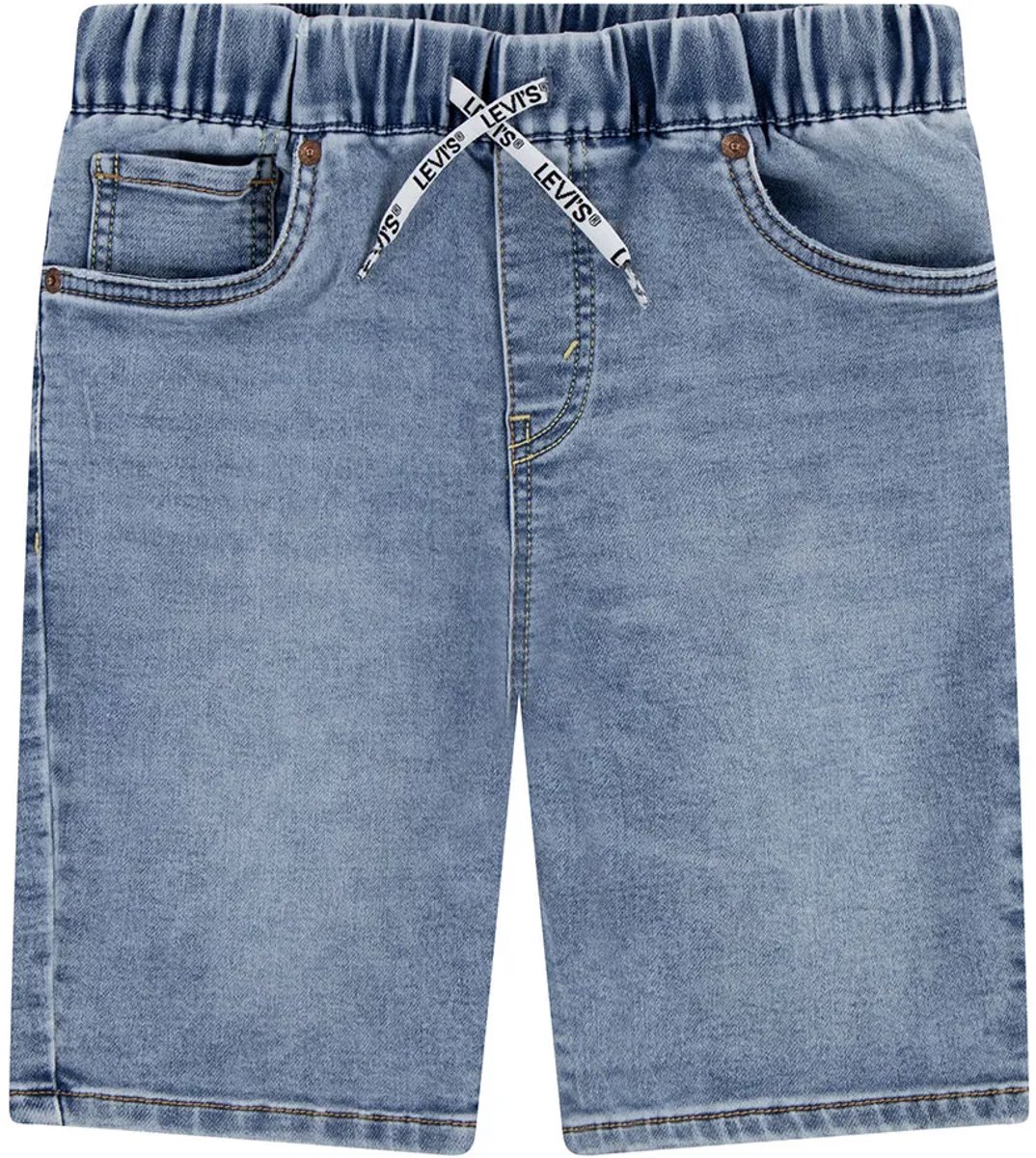 Levi´s ® Kids Skinny Fit Dobby Korte Broek Blauw 5 Years Jongens