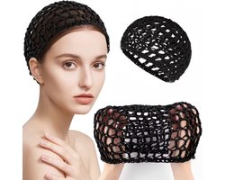 Haarmutsje - Haarnetje - Haarbescherming - Haar bij elkaar houden - Zwart - Mesh - Haaraccessoire voor Vrouwen - Haarbescherming en Styling Tool - 1 stuk - CHPN