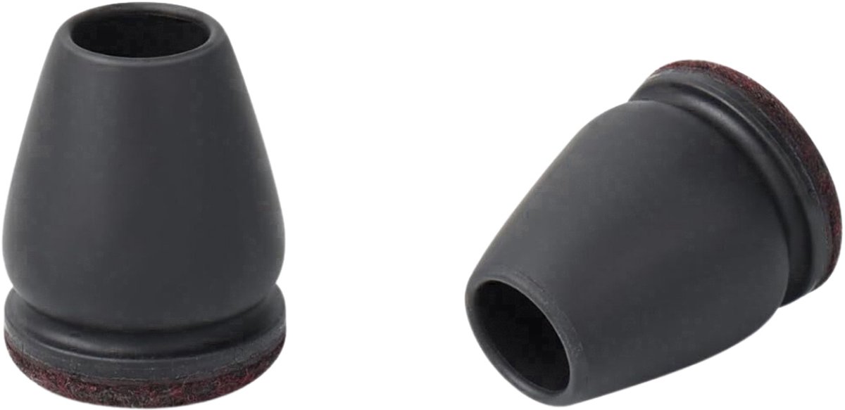 FLOOQ stoelpootdop met vilt - rond - 14 tot 21 mm - zwart - 8 stuks