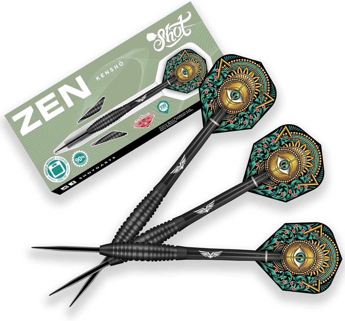 Professionele 90% Tungsten Dartpijlen Set voor Precisie