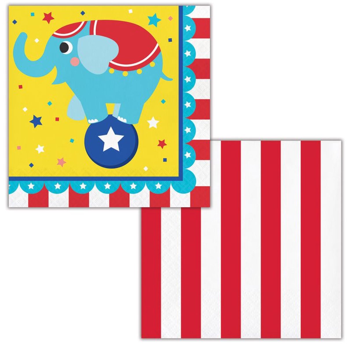 16 Circus Party Servetten