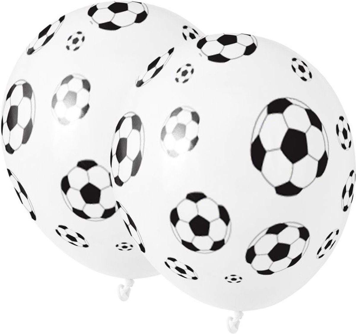 5 voetbalballonnen Rust