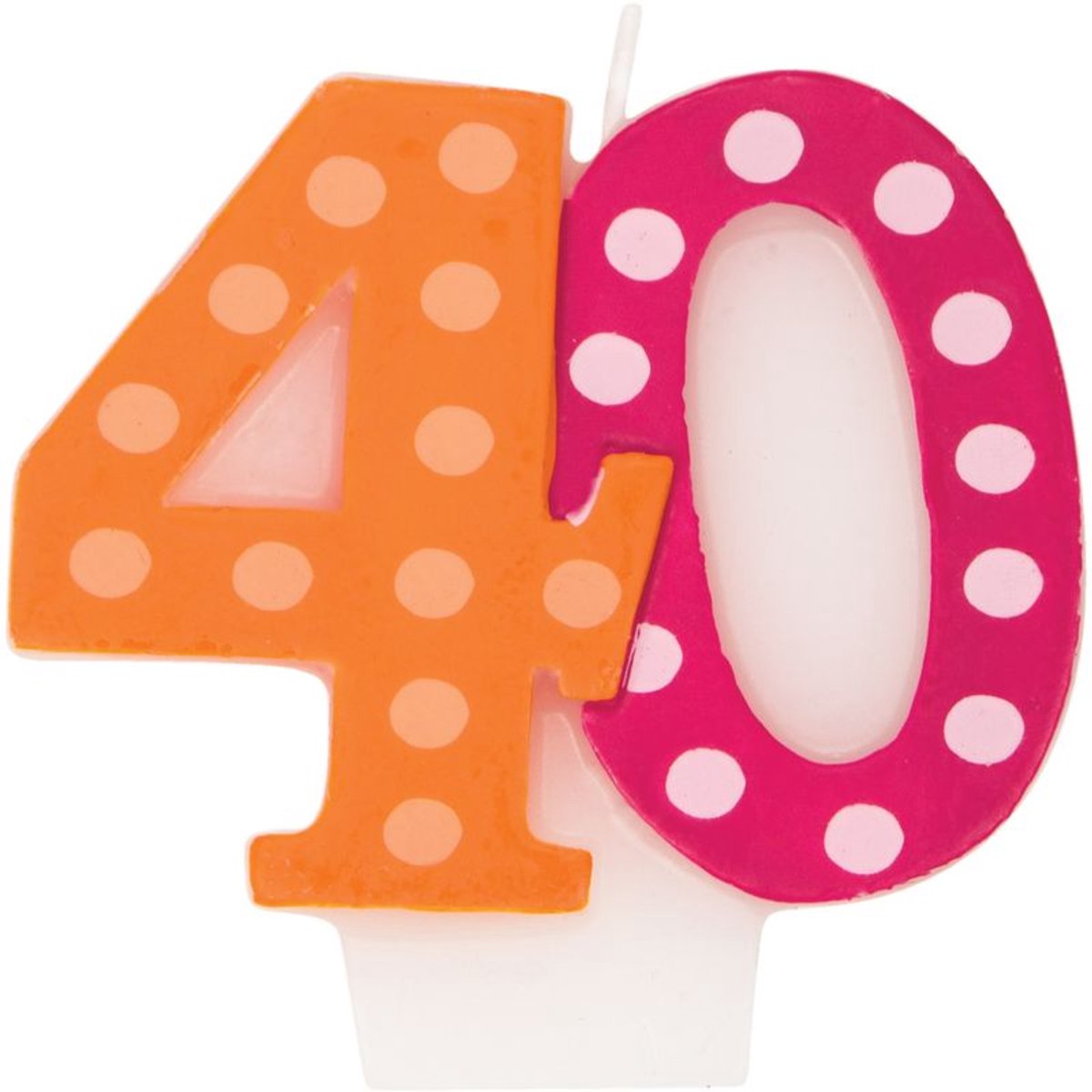 40e verjaardag stippenkaars