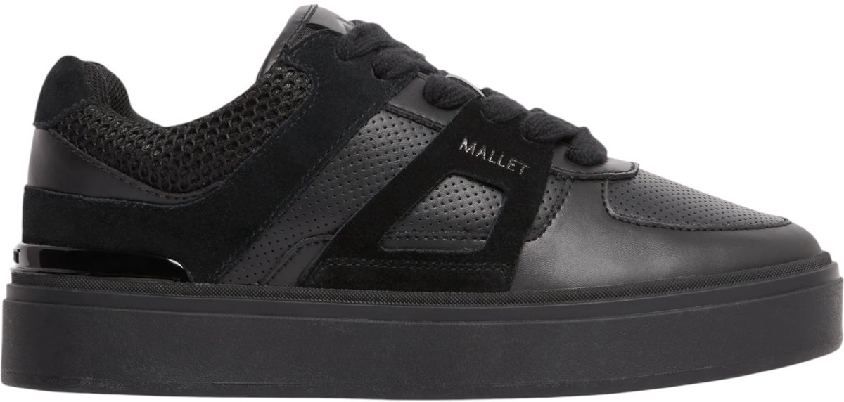 Mallet London Heren Sneaker Zwart Fenchurch