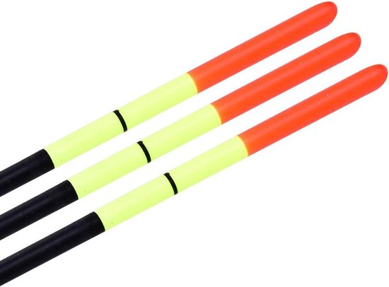 Dailygoods- Visdobbers Grof - Drijft Bobbers 3 Stuks - Gewogen van Dailygoods — afbeelding 3