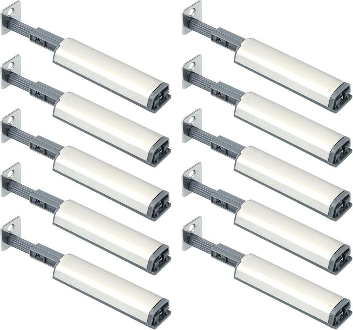 10x Magnetische Drukopeningssluitingen 11,8 cm voor Keukenkastjes