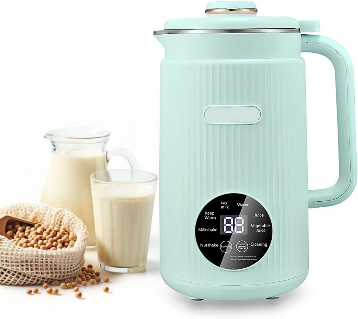 Automatische machine voor plantaardige melk, notenmelk en havermelk