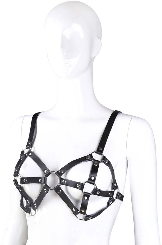 Fixxx - BH Fétiche - Harnais - PU - Cuir - Taille Unique - Zwart