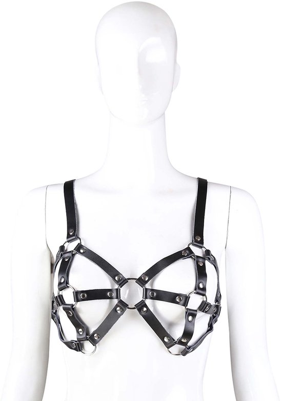 Fixxx - BH Fétiche - Harnais - PU - Cuir - Taille Unique - Zwart
