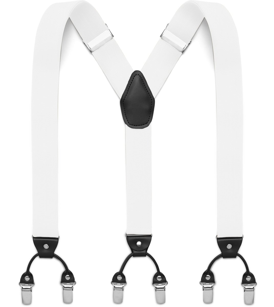 Brede Witte Clipbretels