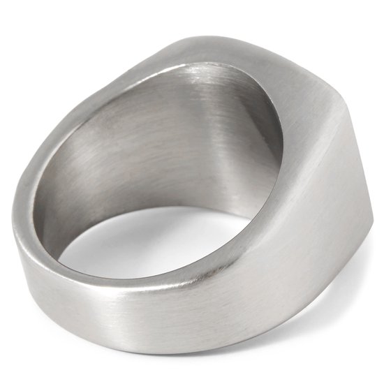 Chevalière en acier Titus