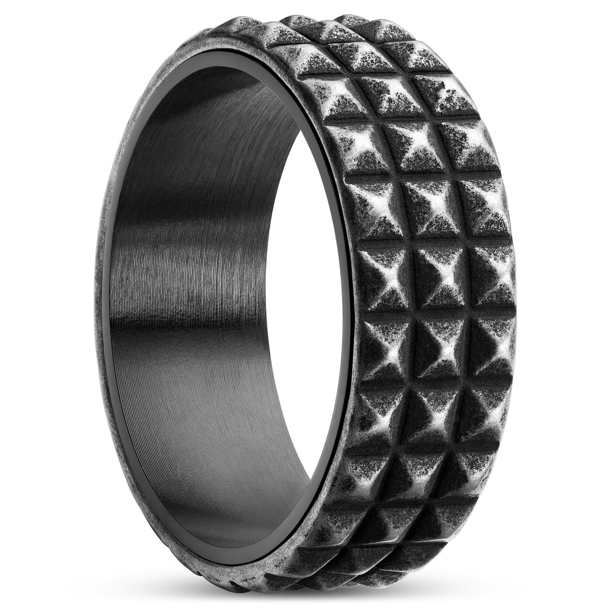 Pearce Pyramis Vintage en Zwarte Ring