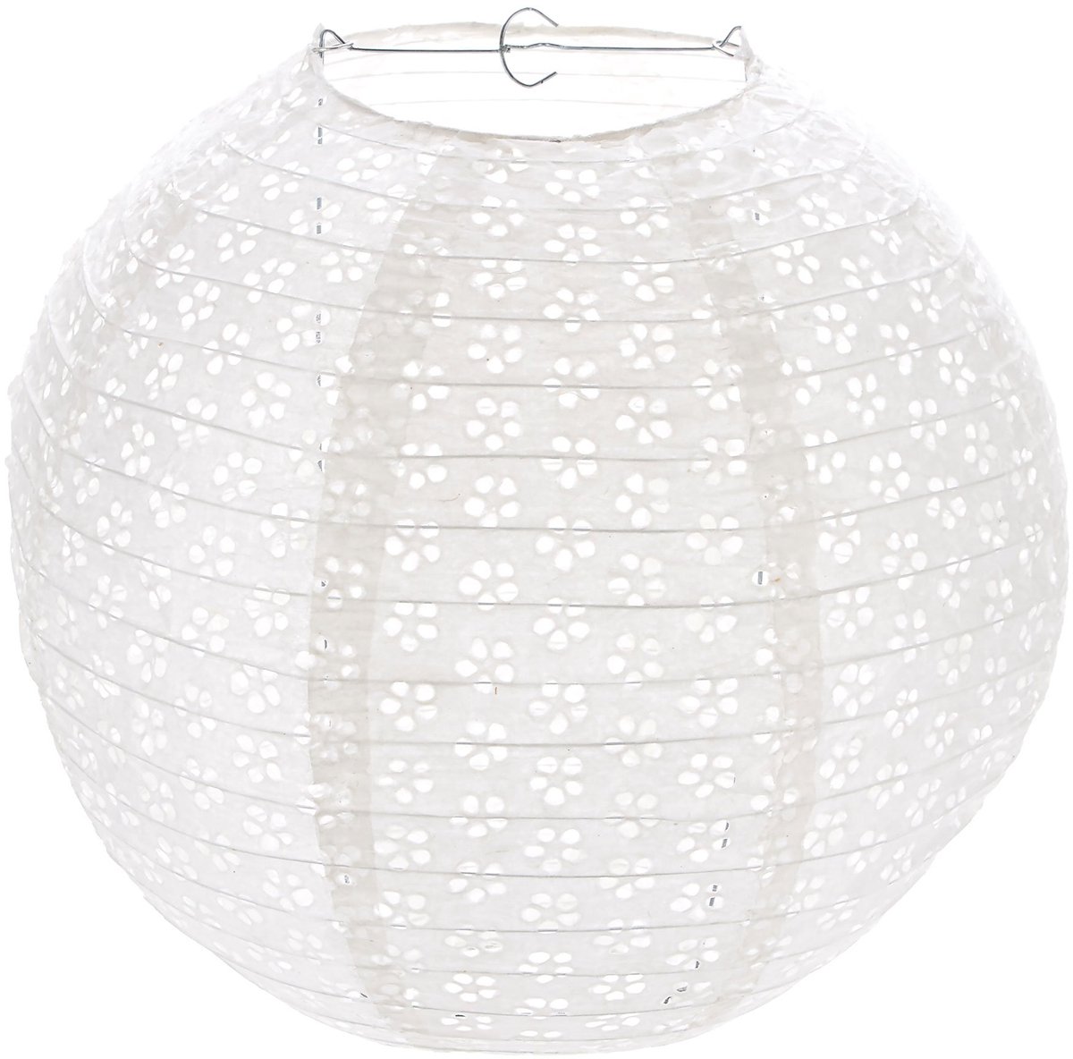 PARTYPRO - Vintage witte kanten lampion 35 cm Japans