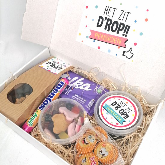 Het Zit D rop Pensioenpakket Originele Cadeaubox Met Drop het-zit-d-rop-pensioenpakket-originele-cadeaubox-met-drop