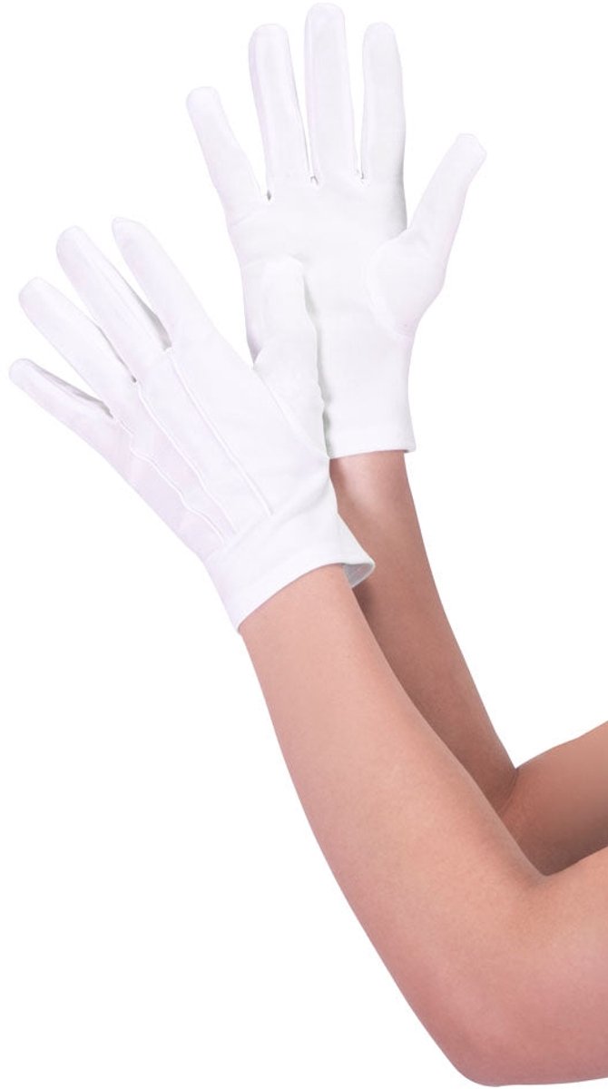Witte Unisex Handschoenen