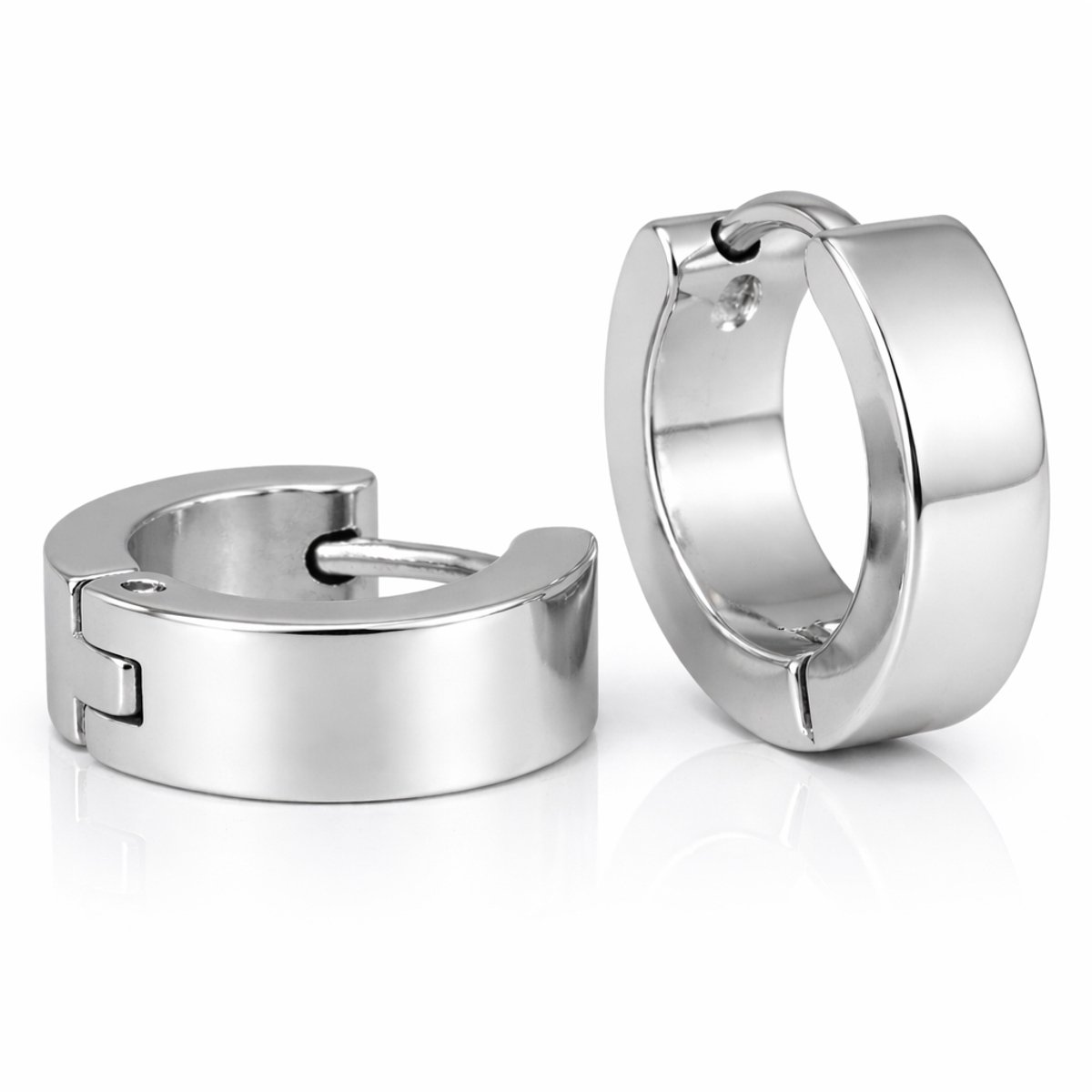 LGT Jewels oorringen Edelstaal Silver