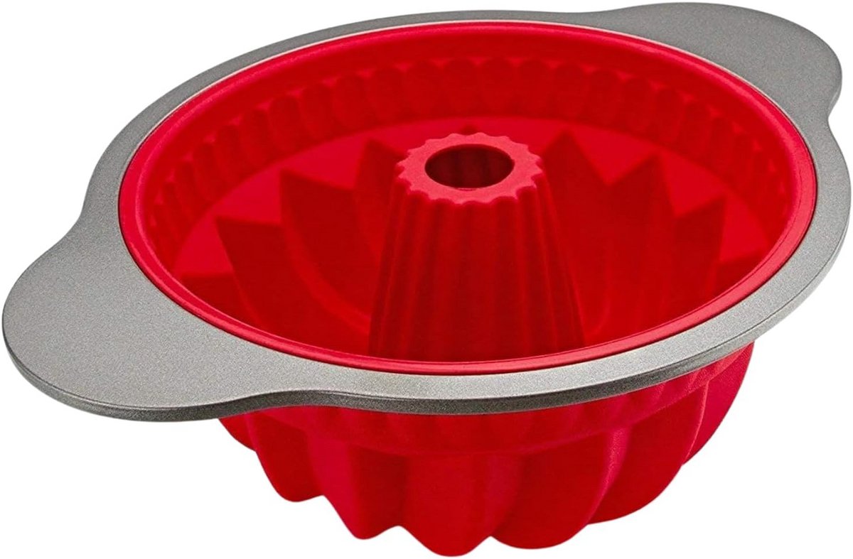 Grote Siliconen Cakevorm - Non-Stick & Flexibel voor Pound Cakes en Taarten