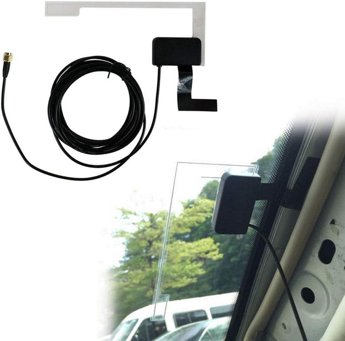 DAB+ Radio-ontvanger Adapter met USB voor Android Auto en Navigatiesystemen