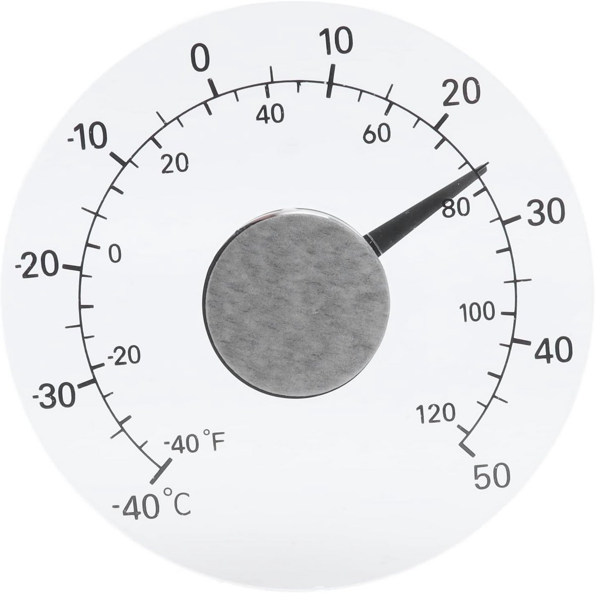 Transparante Buiten Raamthermometer Batterijloos Weerstation voor Tuin en Garage