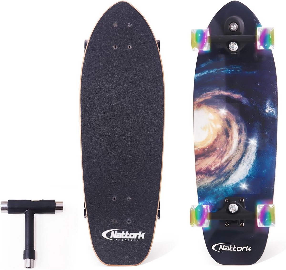 Complete Skateboard 29 inch Dubbele Kick Cruiser voor Beginners