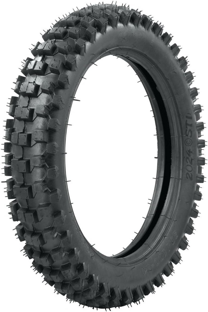 Motocross Achterband 14 Inch 90/100 voor Crossmotor en Pitbike met Binnenband