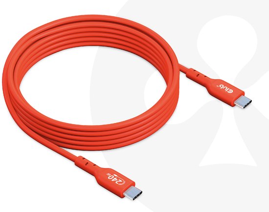 Club 3D USB-C® USB-IF Certified Kabel, Data 480Mb, PD 240W(48V/5A) EPR M/M 2m/6.56ft