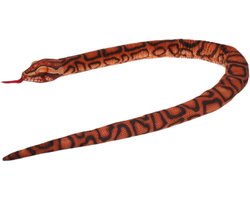 Cornellisen Regenboog boa knuffel - slang - pluche - 150 cm - dieren