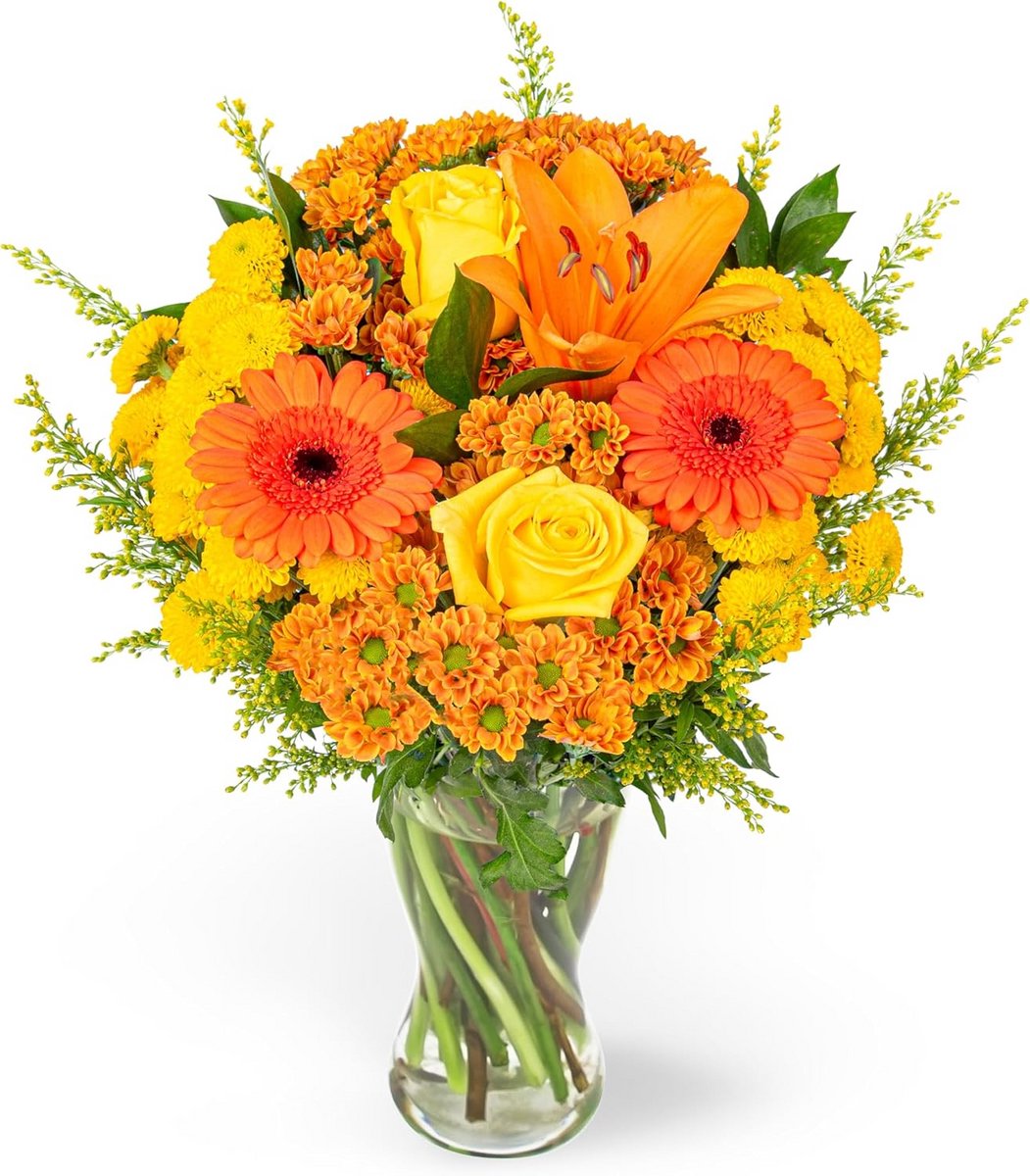 Vers Boeket met Lelies, Rozen en Chrysanten voor Elke Gelegenheid