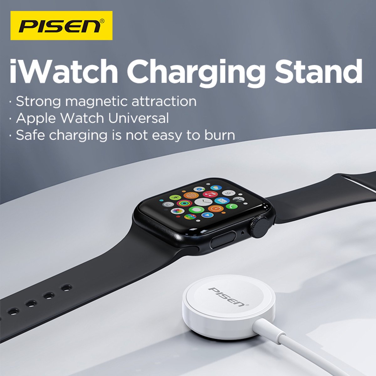 PISEN iWatch Magnetic Charging Cable 1m - Type-C - White