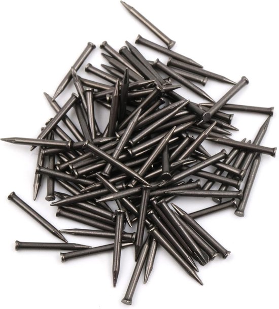 100x Stalen Pennen Platte Kop Verzonken Kop Blank Staal 1,5 x 15 mm | bol