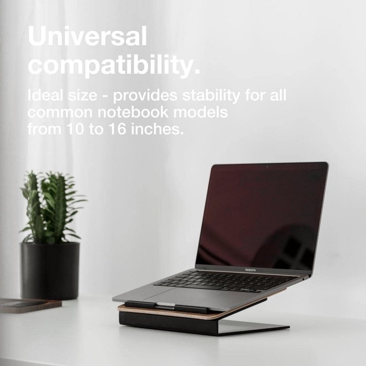 Houten Laptopstandaard Verstelbaar voor 10-16 inch Notebook Ergonomisch