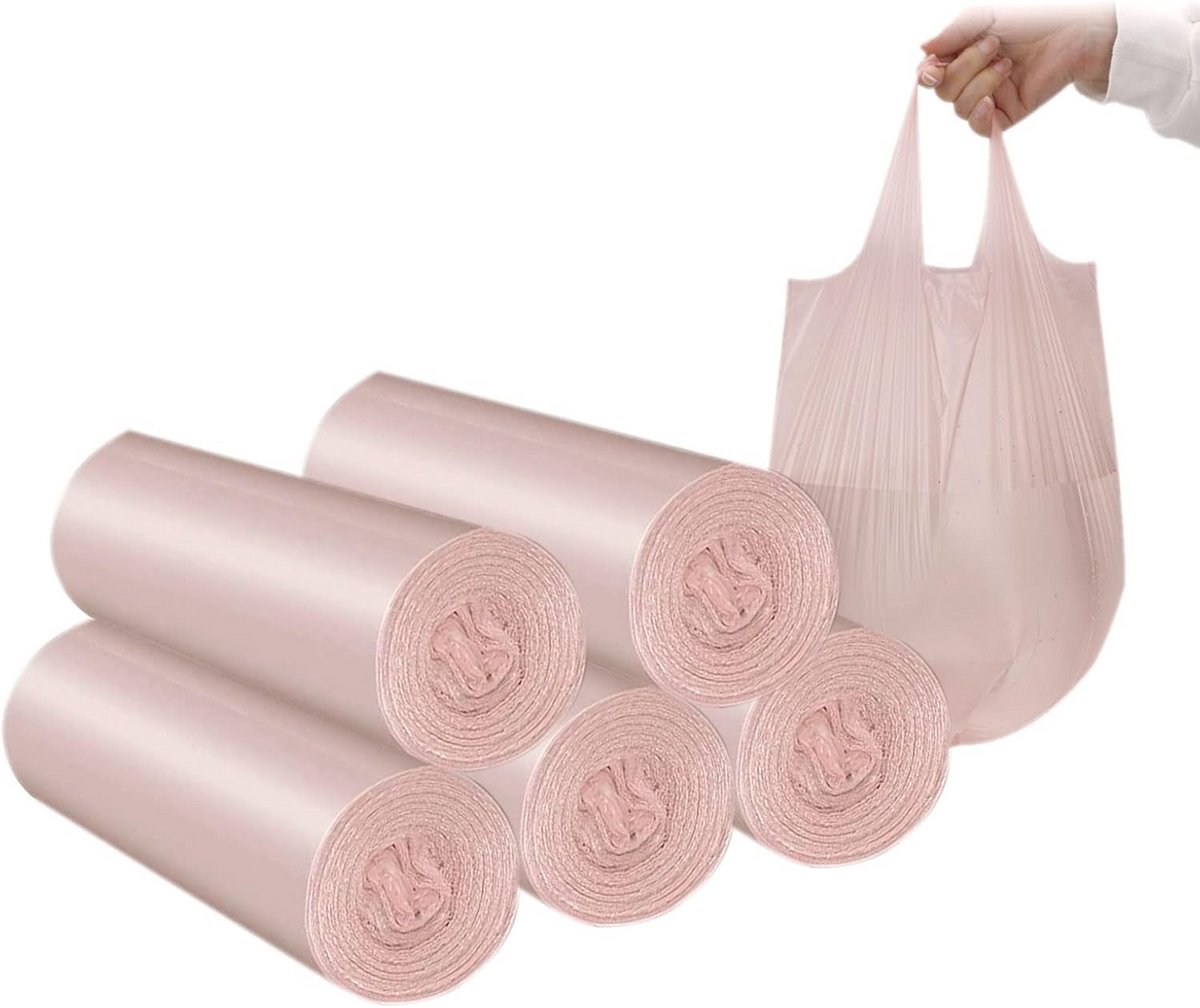 Kleine Vuilniszakken met Trekband - 100 Stuks in Verschillende Kleuren voor Keuken en Badkamer