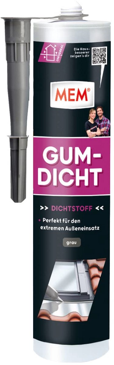 Waterdichte, scheuroverbruggende en UV-bestendige rubberkit