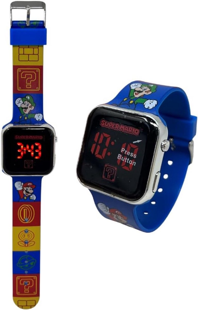 Digitale Kinderhorloge met LED Display en Siliconen Band - Leuk Cadeau
