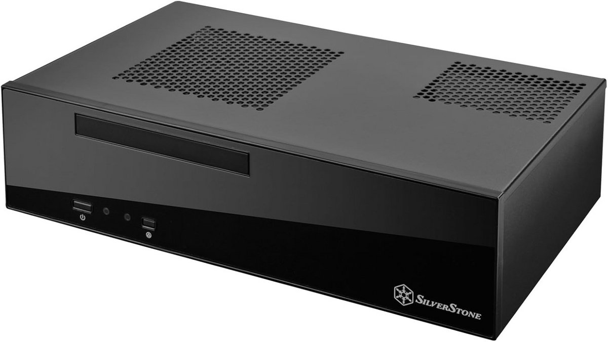Compacte HTPC Behuizing voor Mini-ITX Moederborden - Zwart