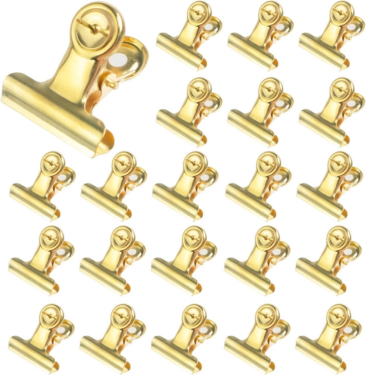 30x Gouden Prikbord Clips met Pinnen - Heavy-Duty Duimspijkers voor Decoratie en Kunstwerken