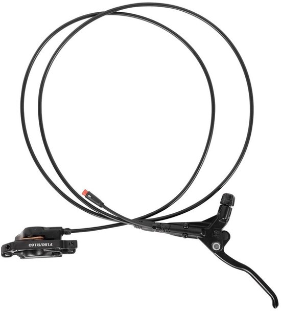 Hydraulische Remset Voorzijde Fatbike V20 Logan – Krachtige Schijfrem, Remhendel, Remklauw Zwart