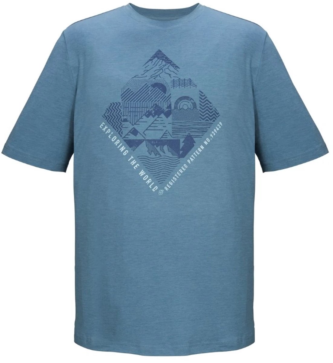 Killtec - KOS 24 T-shirt Heren Light Ocean M