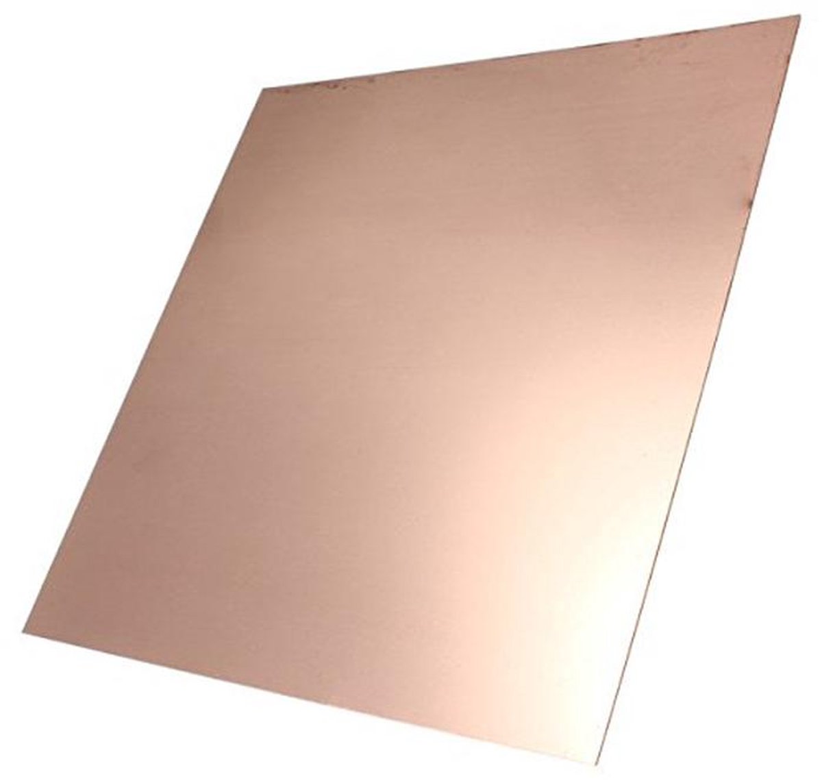 Koperen Plaat 50x50mm Dikte 0.5mm Elektrisch Geleidend