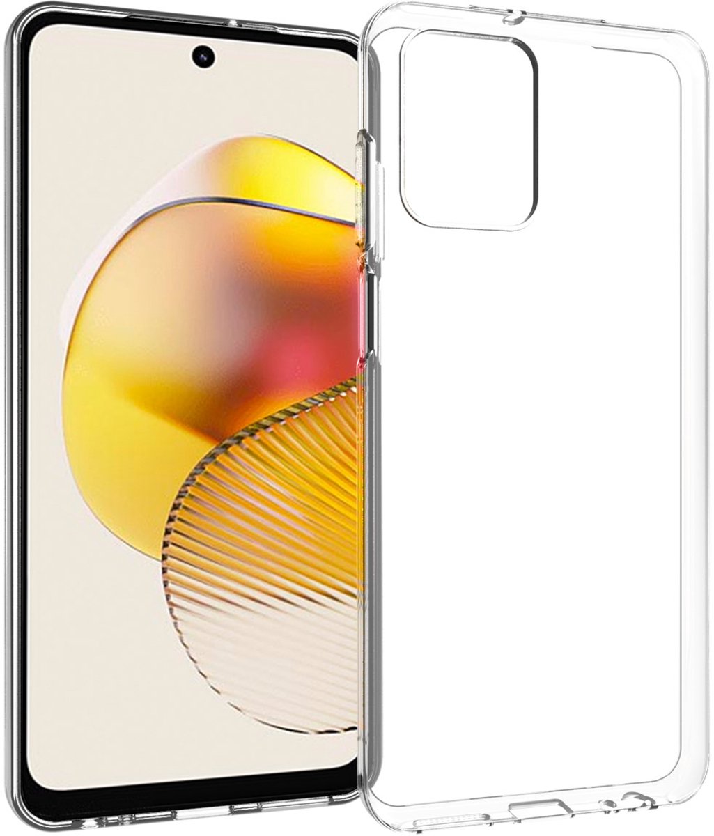 Accezz Hoesje - Geschikt voor Motorola Moto G73 - Clear Backcover - Transparant