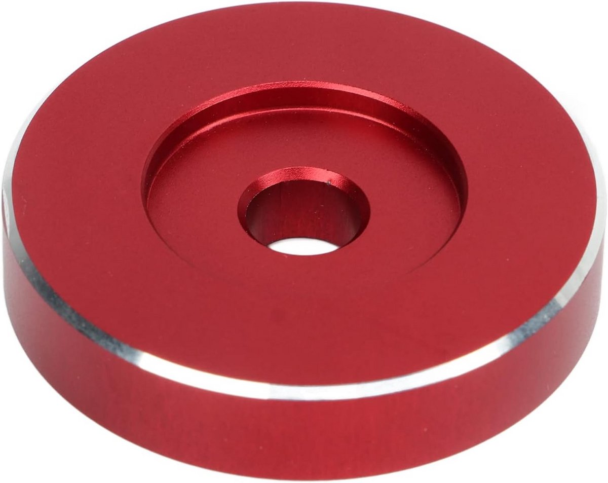 Aluminium 45 RPM Adapter voor Platenspelers - Rood