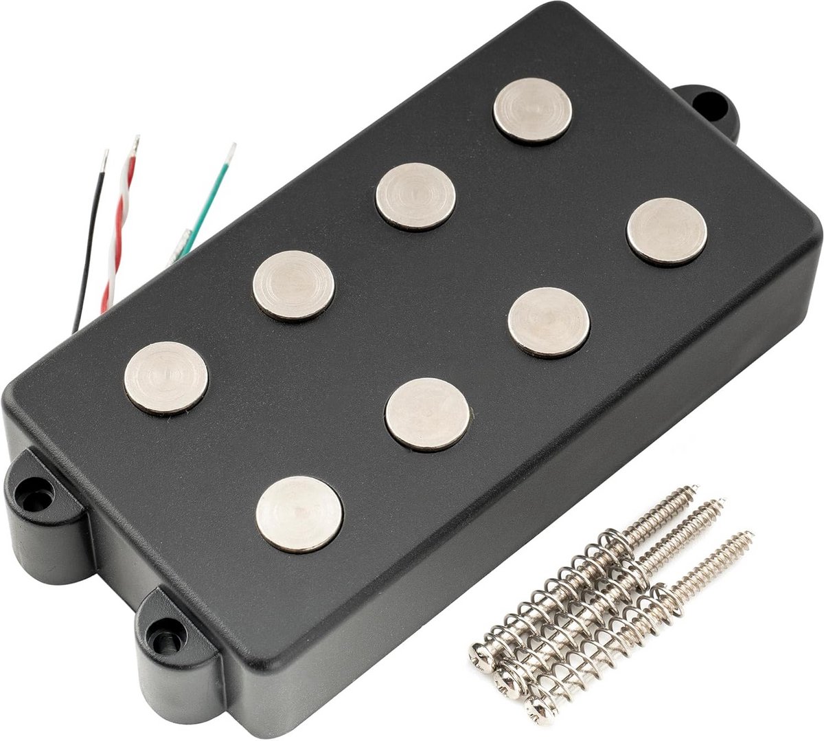 Keramisch Basgitaar Element voor 4-snarige MusicMan Stijl Bas Hals Pickup Zwart