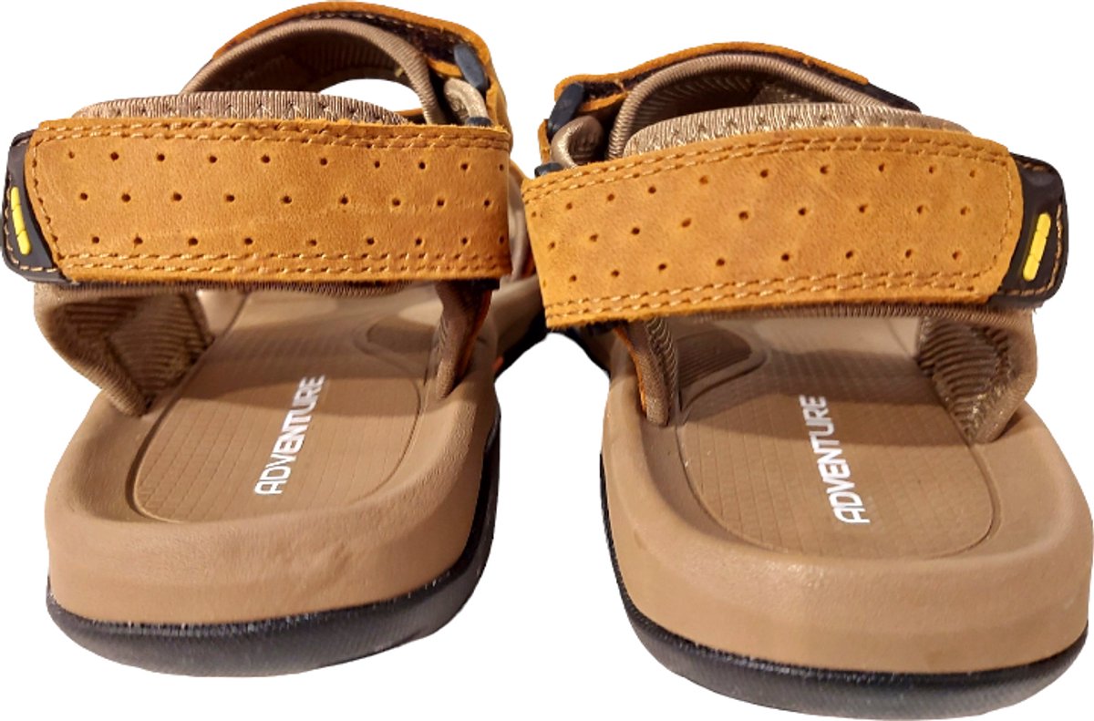 Adventure Sandaal Rock Lichtbruin Leer High Soft Insole