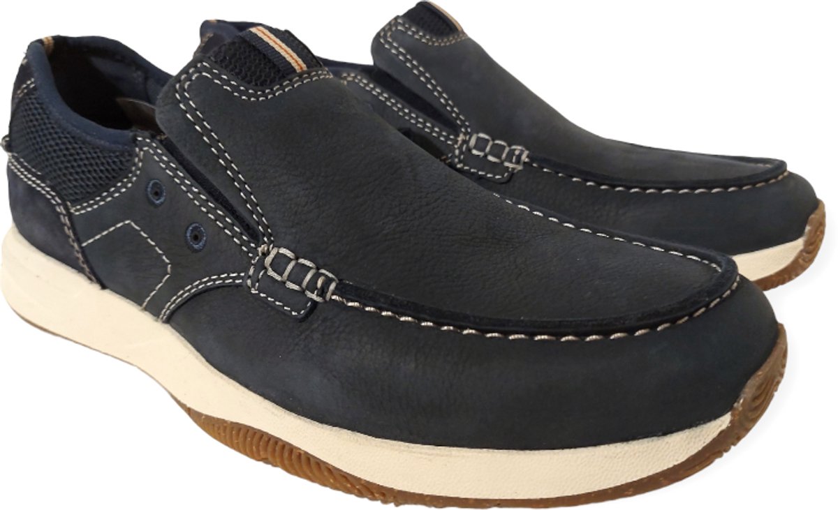 Clarks Instapper Sailview Step Blauw Nubuck